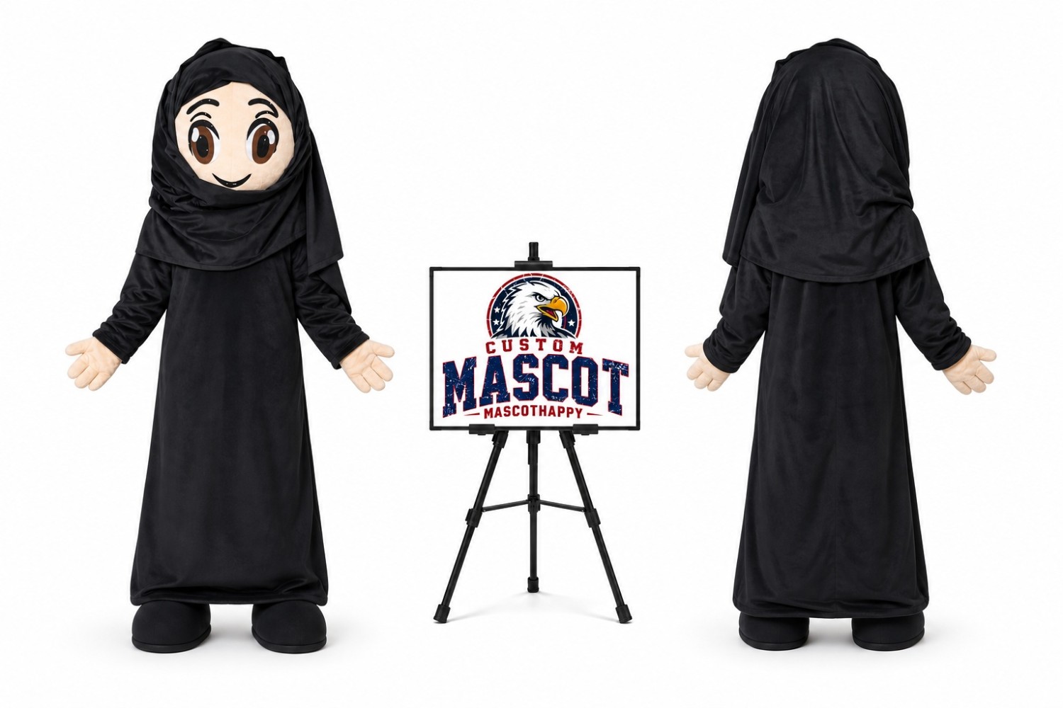 Arab Women Mascot Costume Arab Women Mascot Costume