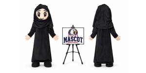 Arab Women Mascot Costume Arab Women Mascot Costume