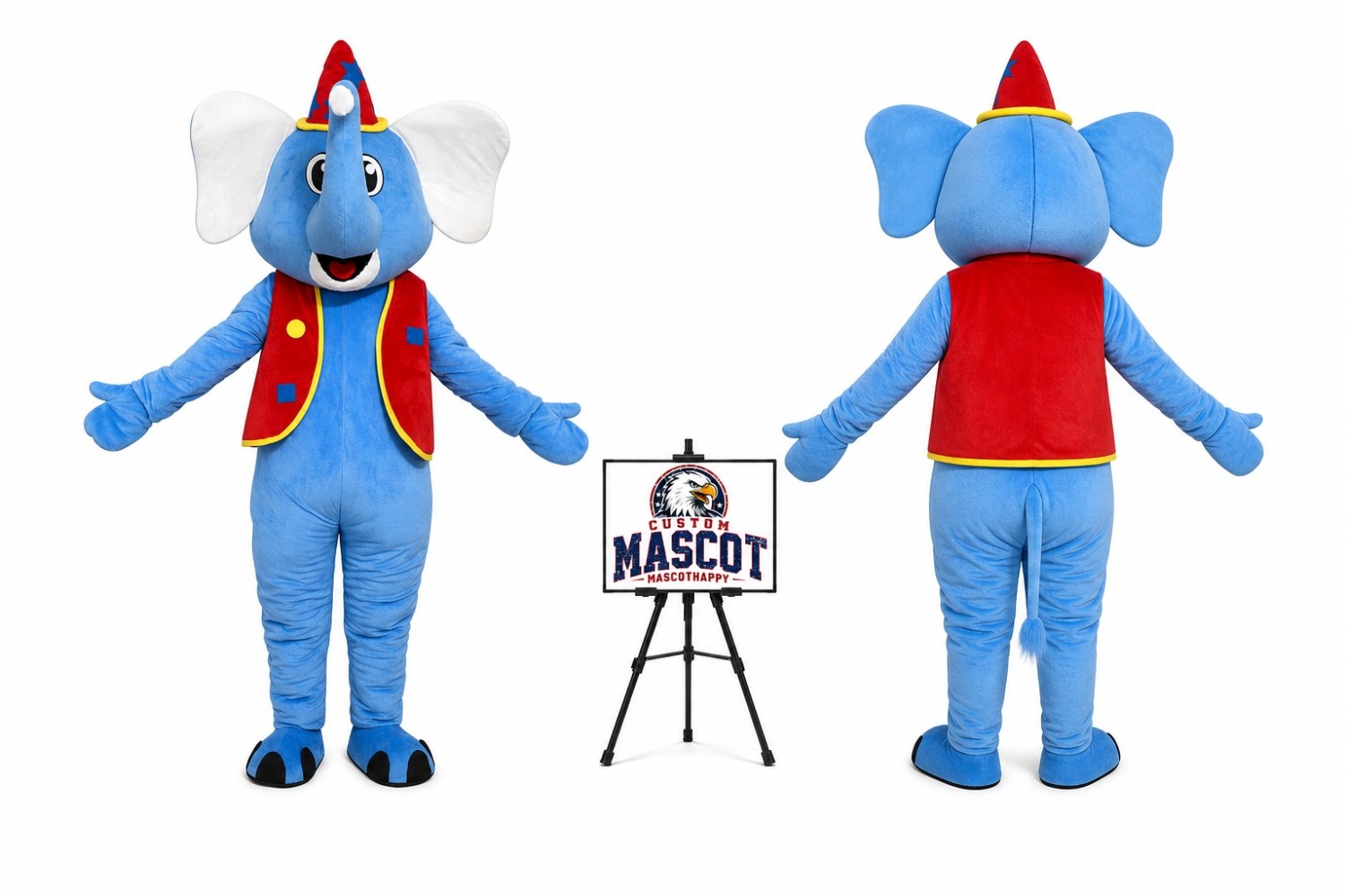 Adult Elephant Mascot Costume Adult Elephant Mascot Costume