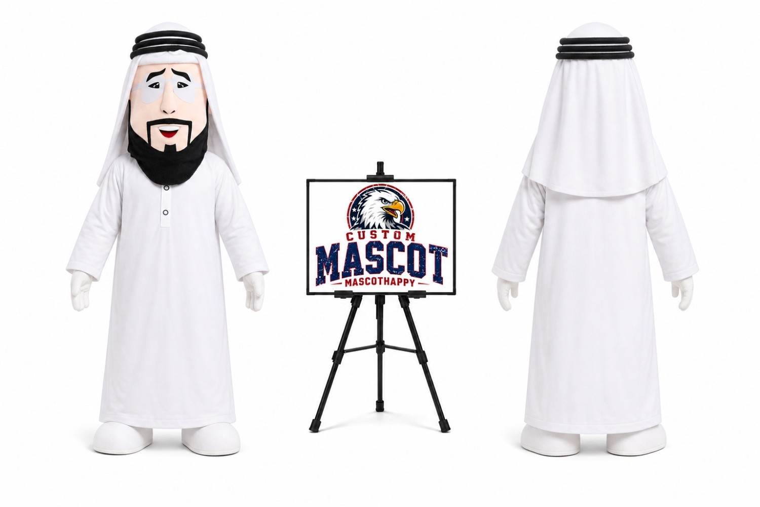 Arabic Man People Mascot Costume Arabic Man People Mascot Costume