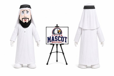 Arabic Man People Mascot Costume