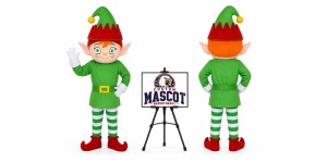Adult Elf Mascot Costume Adult Elf Mascot Costume