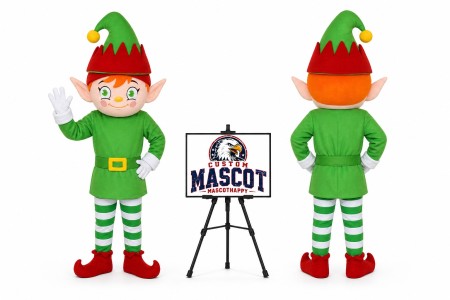 Adult Elf Mascot Costume