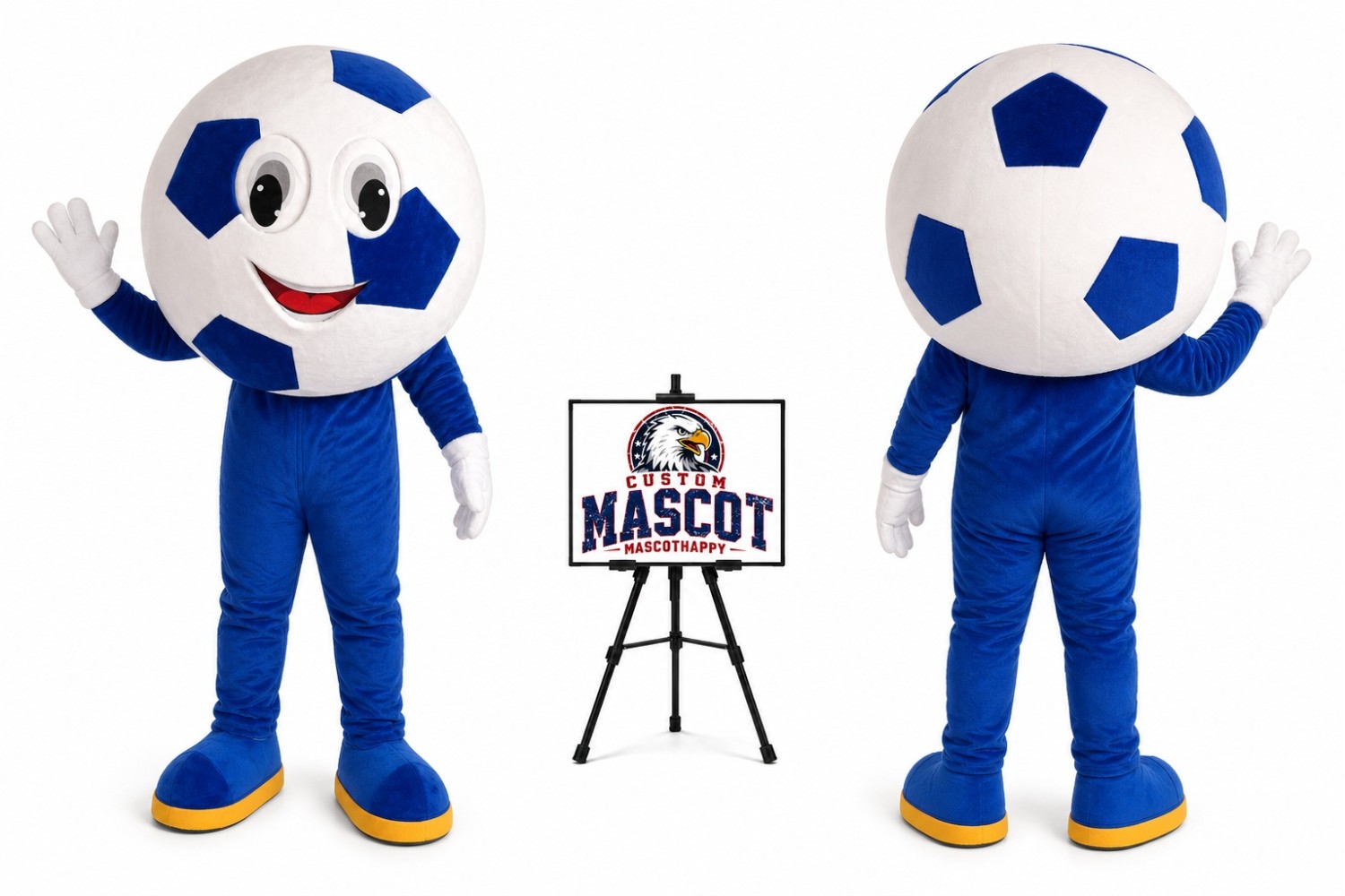 Adult Football Soccer Mascot Costume for Sports Events Adult Football Soccer Mascot Costume for Sports Events