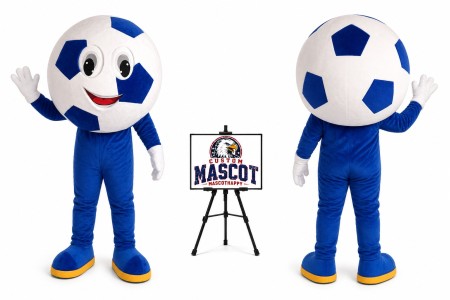 Adult Football Soccer Mascot Costume for Sports Events