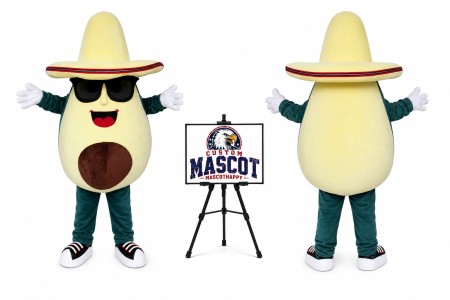 Avocado Mascot Costume