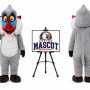 Baboon Chimpanzees Mascot Costume