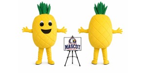 Adult Fruit Pineapple Mascot Costume for Food Events Adult Fruit Pineapple Mascot Costume for Food Events