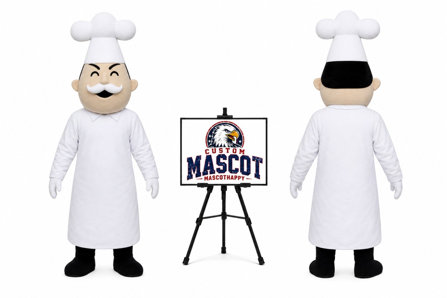 Baker Cook Mascot Costume for Food Events Baker Cook Mascot Costume for Food Events