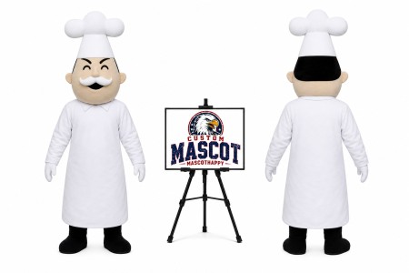 Baker Cook Mascot Costume for Food Events