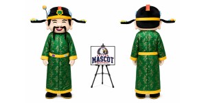 Adult Fu Lu Shou Mascot Costume Adult Fu Lu Shou Mascot Costume