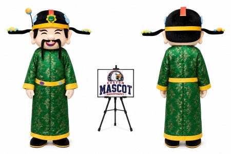 Adult Fu Lu Shou Mascot Costume
