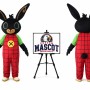 Balck Rabbit Mascot Costume for Easter Events