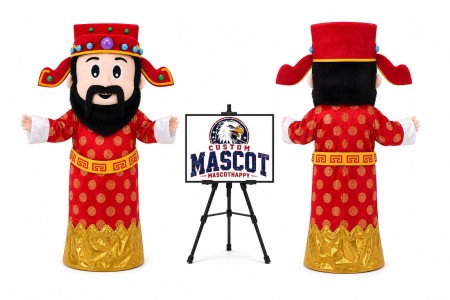 Adult Fu Lu Shou Mascot Costume