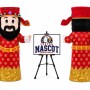 Adult Fu Lu Shou Mascot Costume