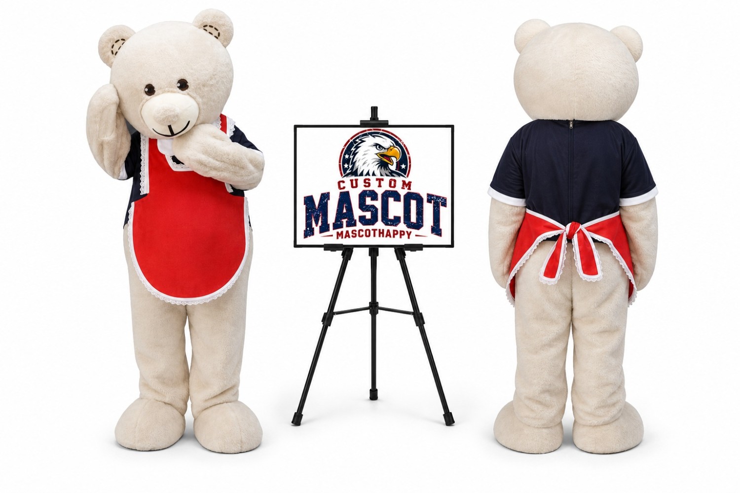 Adult Fur Teddy Bear Mascot Costume Adult Fur Teddy Bear Mascot Costume