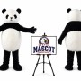 Adult Furry Panda Mascot Costume