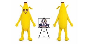 Banana Mascot Costume for Food Events Banana Mascot Costume for Food Events
