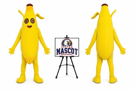 Banana Mascot Costume for Food Events