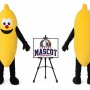 Banana Mascot Costume for Food Events
