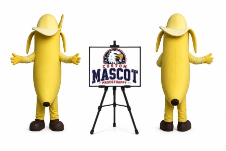 Banana Mascot Costume for Food Events
