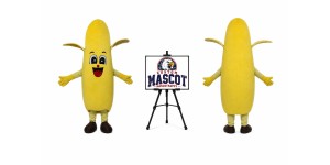 Banana Mascot Costume for Food Events Banana Mascot Costume for Food Events