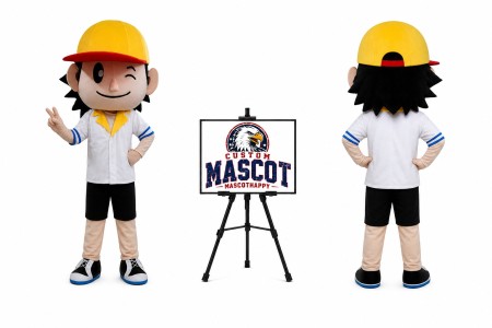 Baseball Boy Mascot Costume for Sports Events