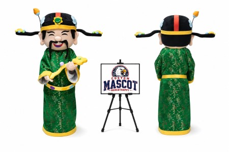 Adult God Of Fortune Mascot Costume