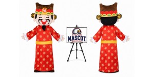Adult God Of Future Mascot Costume Adult God Of Future Mascot Costume