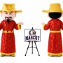 Adult God Of Wealth Mascot Costume
