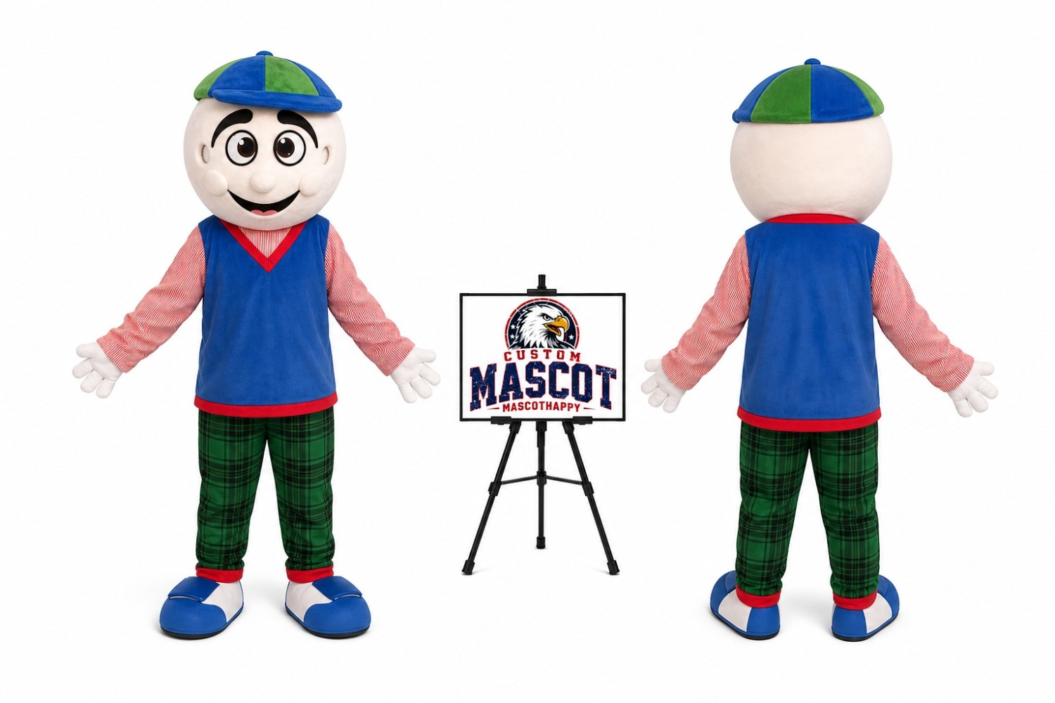 Adult Golf Man Mascot Costume Adult Golf Man Mascot Costume