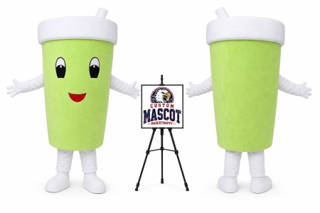 Adult Coffee Drinks Cup Mascot Costume