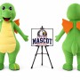 Adult Dragon Dinosaur Mascot Costume