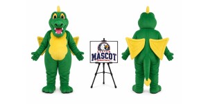 Green Adult Dragon Dinosaur Mascot Costume for Parties Green Adult Dragon Dinosaur Mascot Costume for Parties