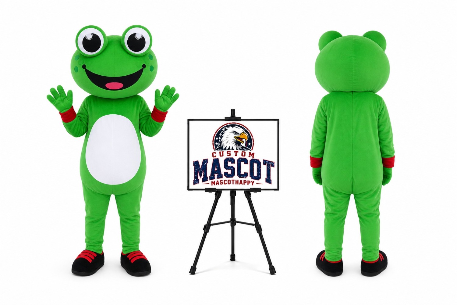 Adult Frog Mascot Costume Adult Frog Mascot Costume