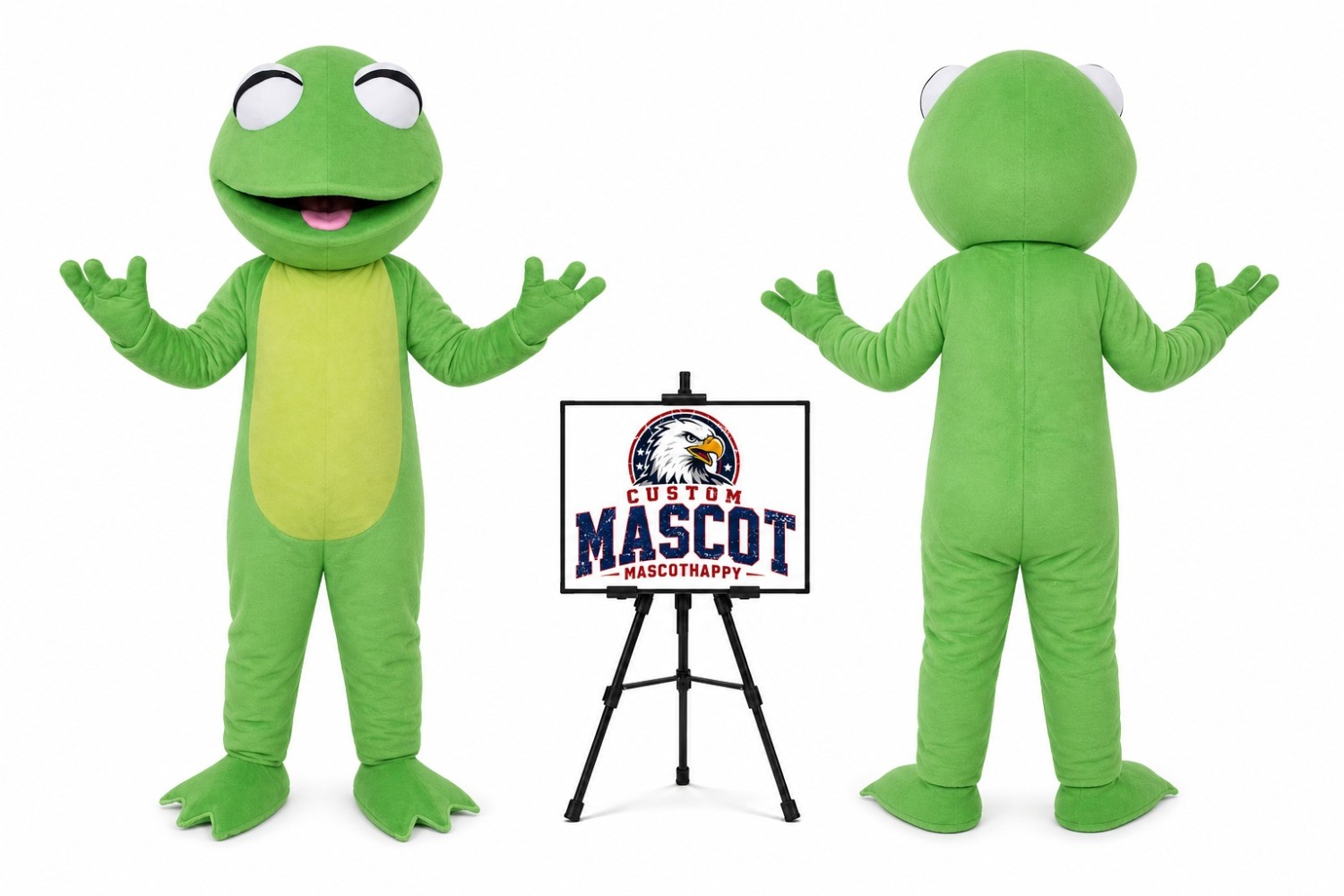 Adult Frog Mascot Costume Adult Frog Mascot Costume