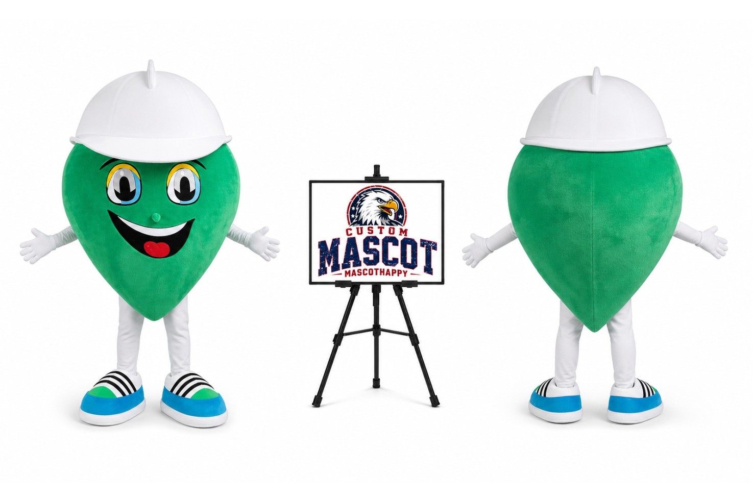 Adult Leaf Mascot Costume Adult Leaf Mascot Costume