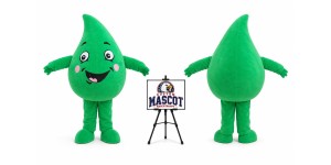 Adult Water Drop Mascot Costume Adult Water Drop Mascot Costume