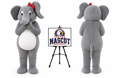 Adult Elephant Mascot Costume