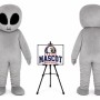 Adult ET Alien Mascot Costume