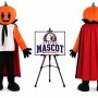 Adult Halloween Pumpkin Mascot Costume for Halloween Events