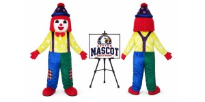 Adult Happy Clown Mascot Costume for Parties Adult Happy Clown Mascot Costume for Parties