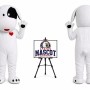 Adult Happy Dog Mascot Costume