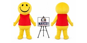 Adult Happy Face Mascot Costume Adult Happy Face Mascot Costume