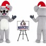 Adult Happy Koala Mascot Costume