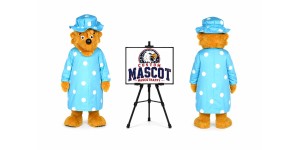 Bear Parents Mascot Costume Bear Parents Mascot Costume