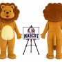 Adult Happy Lion Baby Mascot Costume