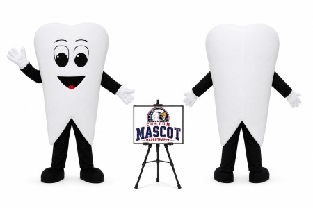 Adult Happy Tooth Mascot Costume
