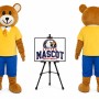 Bear T-Shirt Mascot Costume