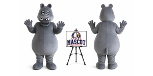 Adult Hippo Mascot Costume Adult Hippo Mascot Costume